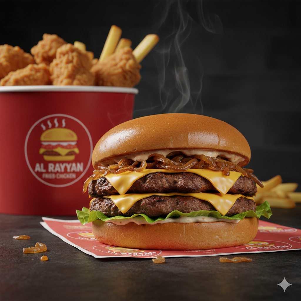 Fresh hand-cut fries in a box